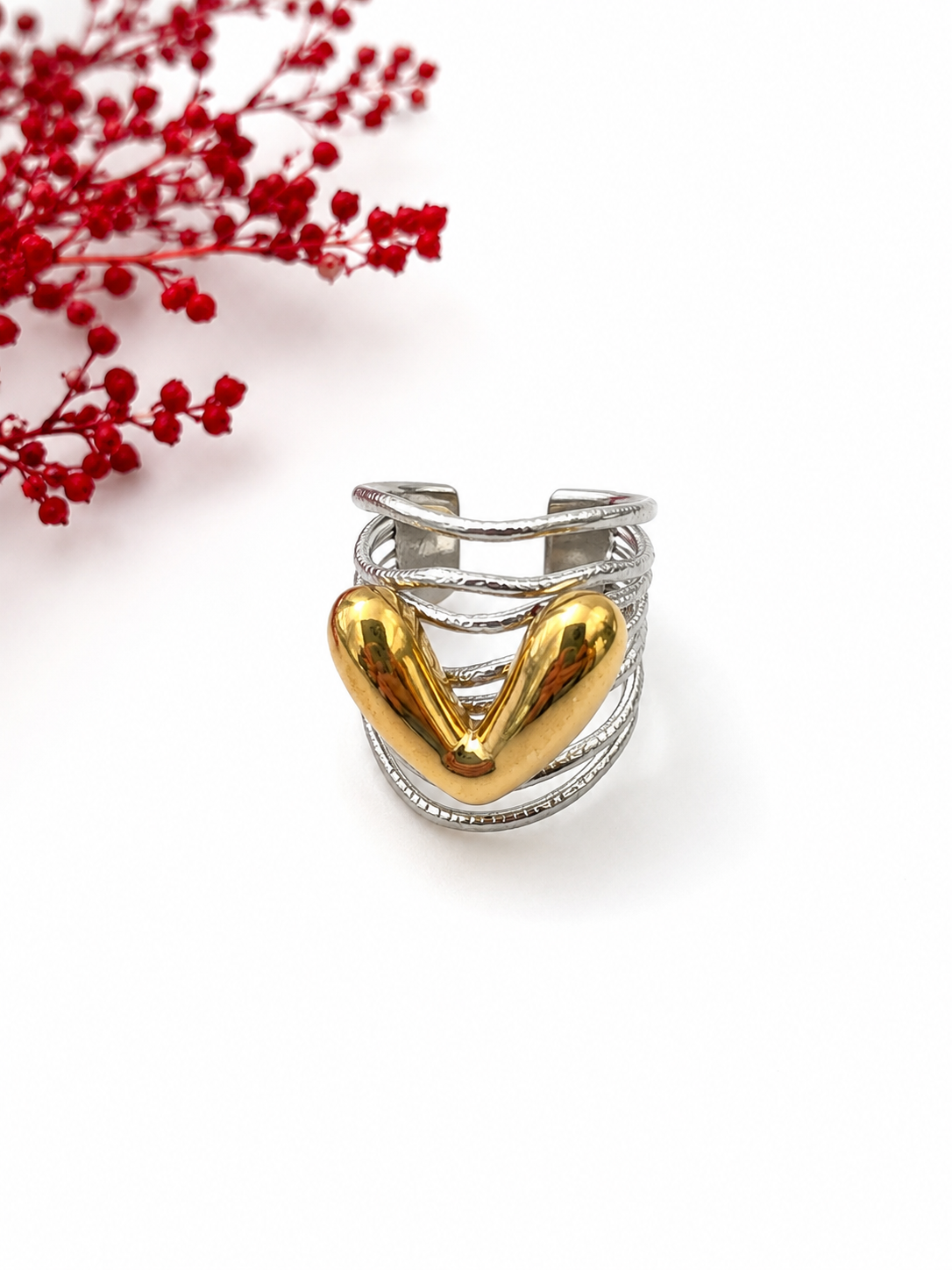 Anillo Gold Heart