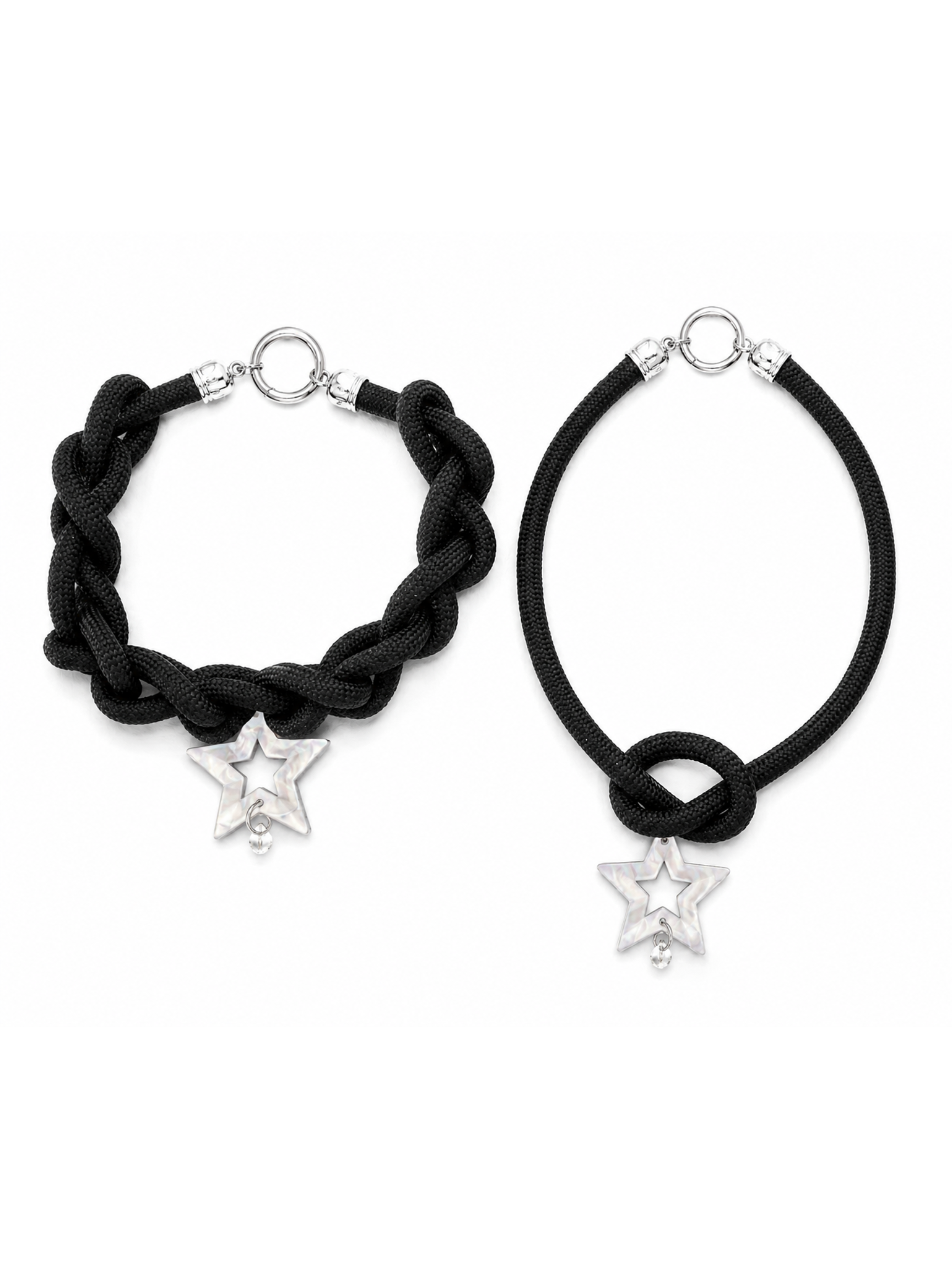 Collar Negro Estrella
