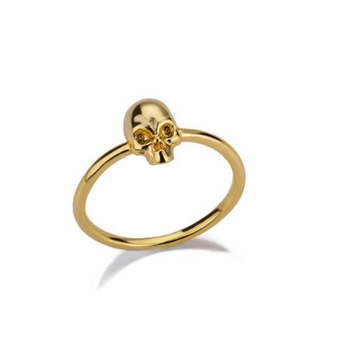 Gold, Silver Color Punk Skeleton Anillos for Women, Men.