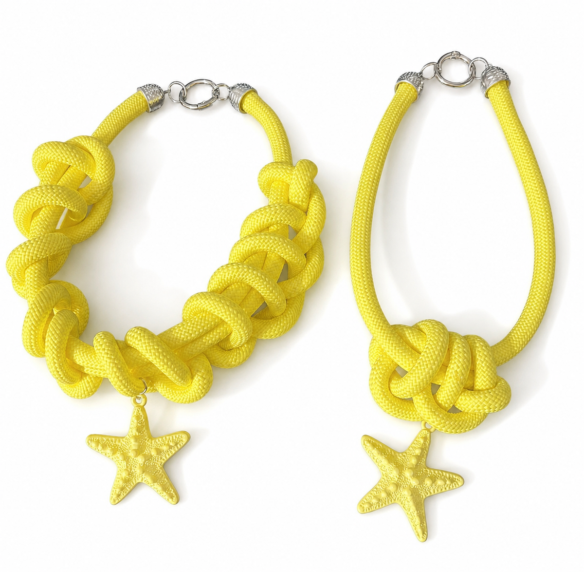Collar Yellow Trenzado